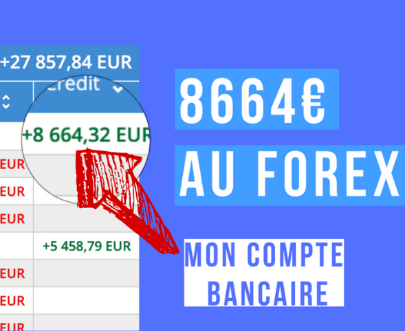 Vidéo Forex : 8664€ de gains reçu sur mon compte bancaire — Forex